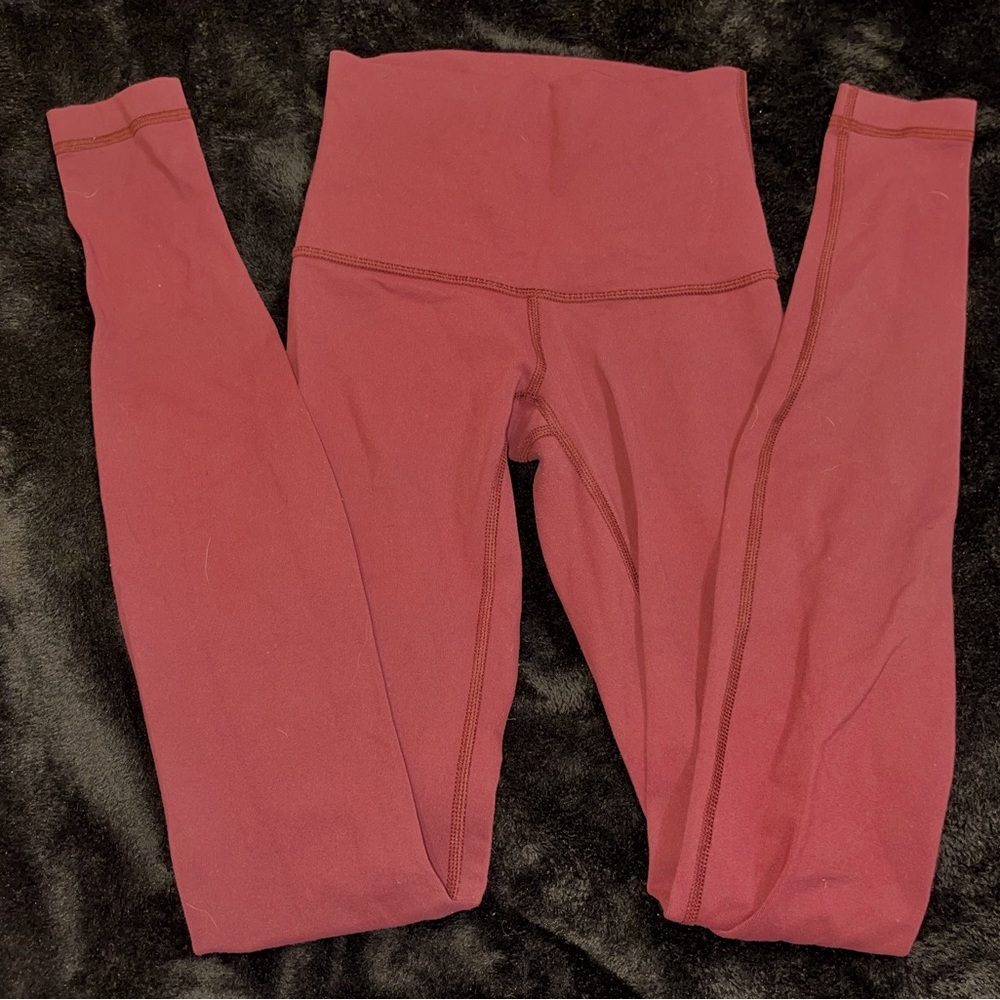 Lululemon Maroon Leggings